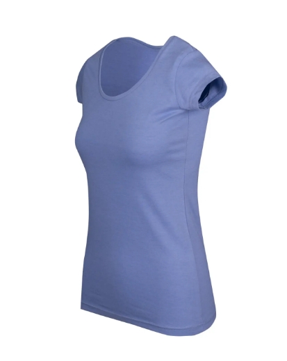 Picture of RAMO, Ladies Marl Scoop Neck T-Shirt